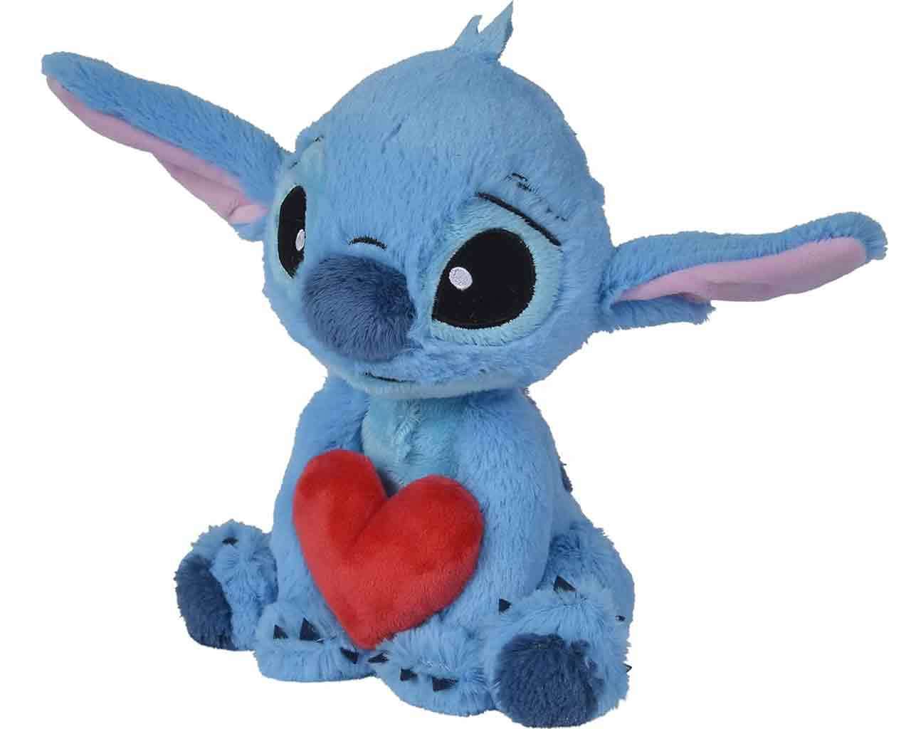 Lilo & Stitch: Stitch Håller Hjärta Gosedjur 25 cm simba