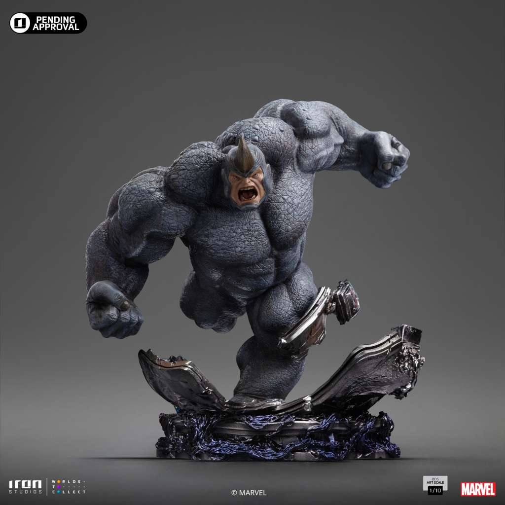 Spider-Man vs Villains Rhino Statue 1/10 iron studios