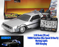 Back To The Future Del 1 1982 Tidsmaskin DeLorean Radiostyrd 1/16 Skala Die-cast Modell