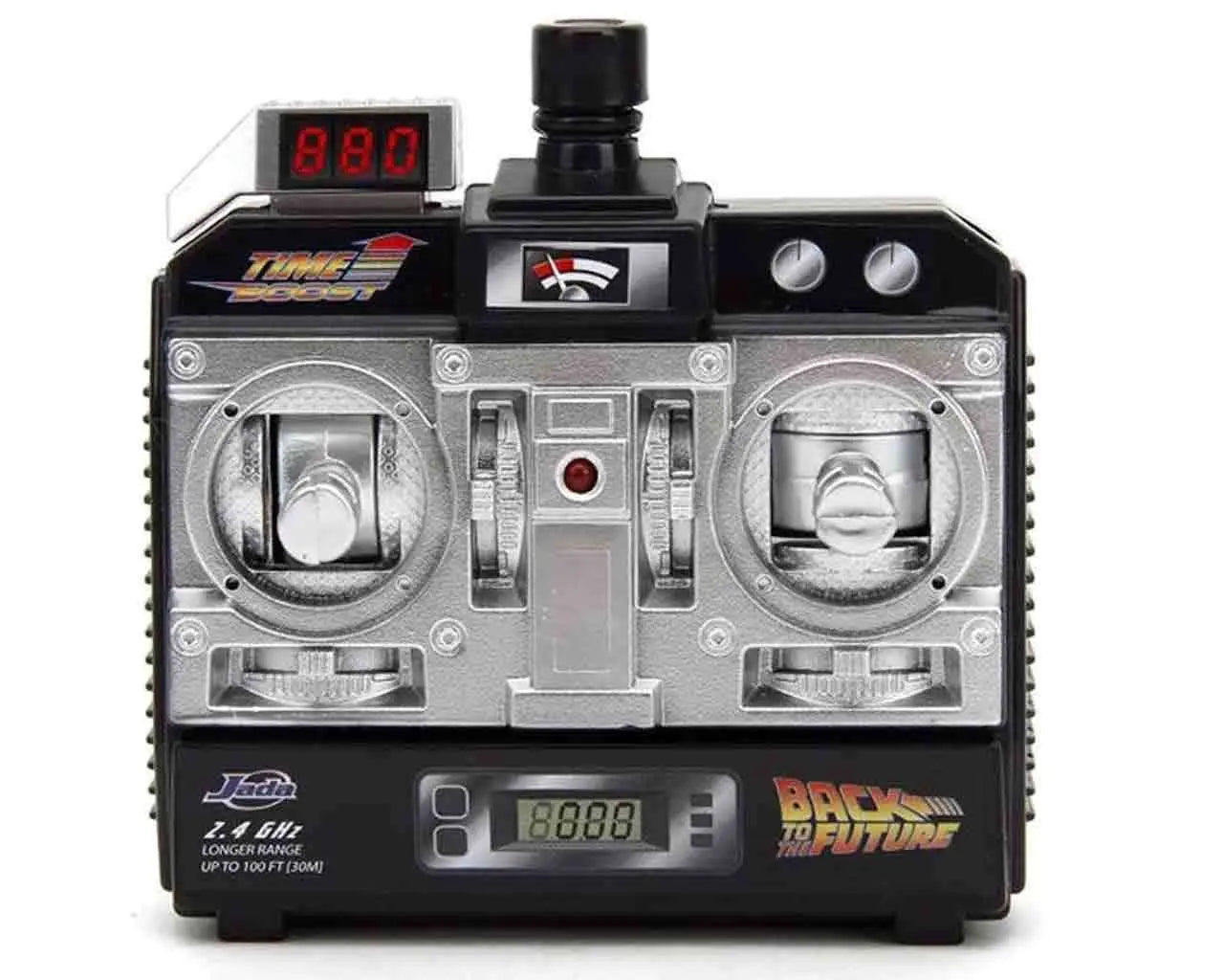 Back To The Future Del 1 1982 Tidsmaskin DeLorean Radiostyrd 1/16 Skala Die-cast Modell