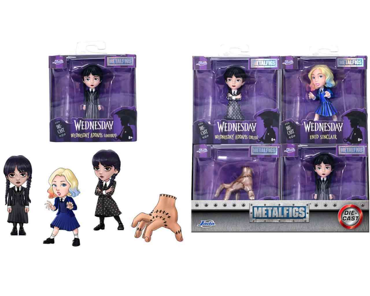 Netflix's Wednesday - Metalfigs Sortiment (12) jada toys