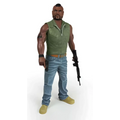 Detaljerad A-Team 12’’ B.A. Baracus actionfigur med mohawk och grön väst