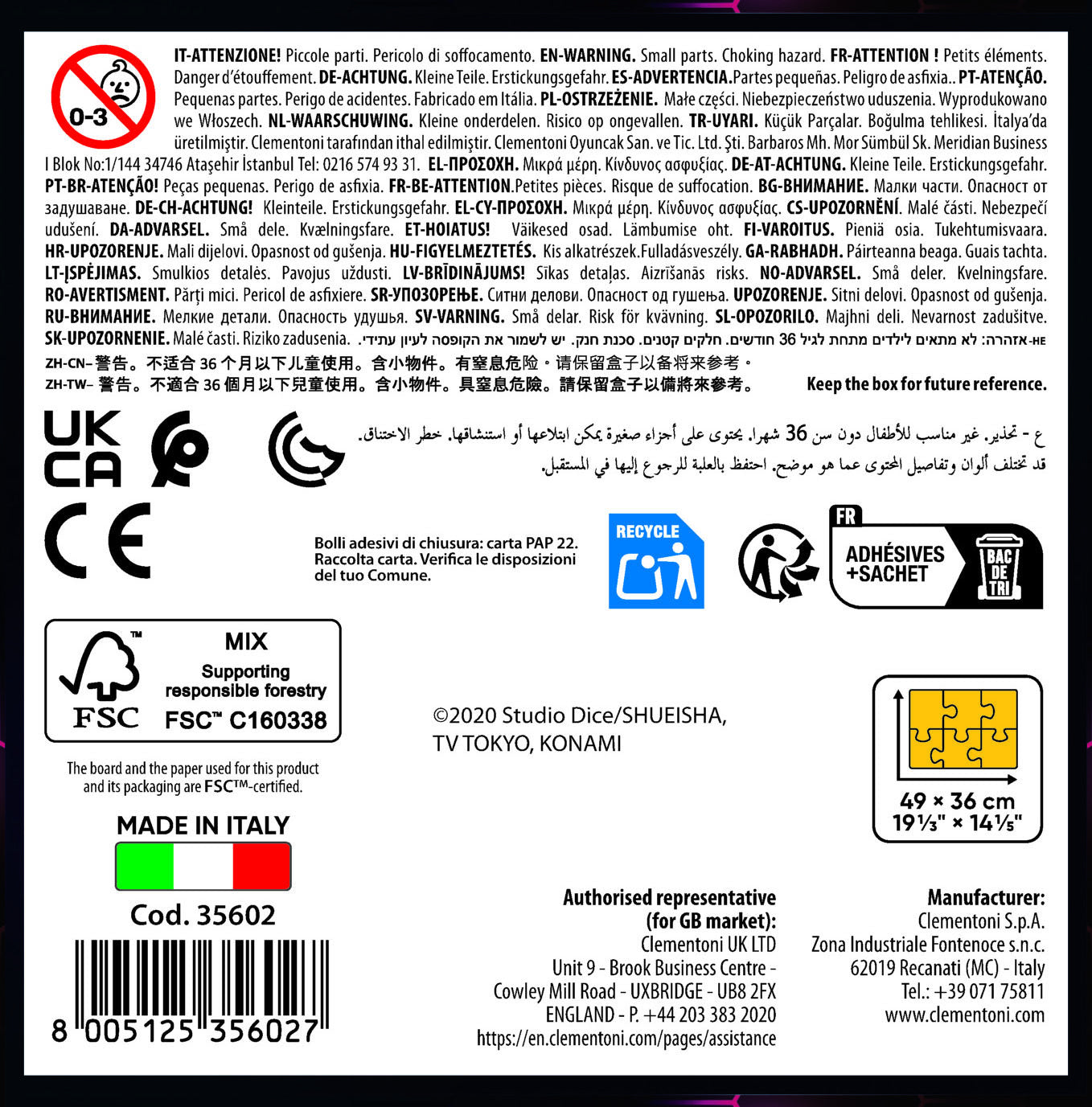 Clementoni 35602 pussel clementoni