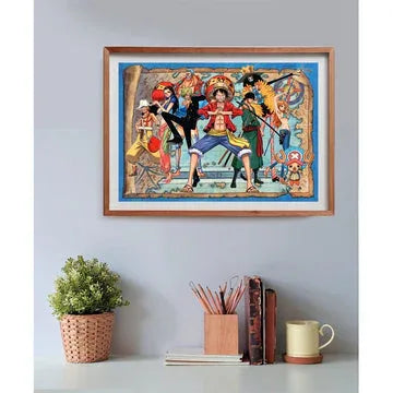 Anime pusselkollektion - cube500 One Piece: Karta - pussel med 500 bitar - Robotto