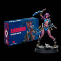Lila elfkrigare Airdhana The Murderess från AG Miniatures, 32 mm