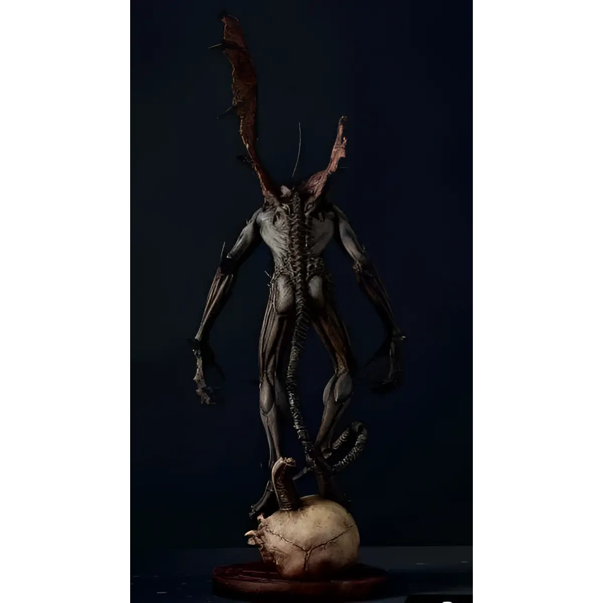 Amon: Apocalypse of Devilman 1/6-skala staty av groteskt monster på skalle