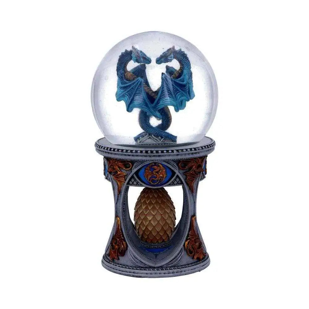 Anne Stokes Dragon Heart snöglob med blå drakar och gyllene ägg