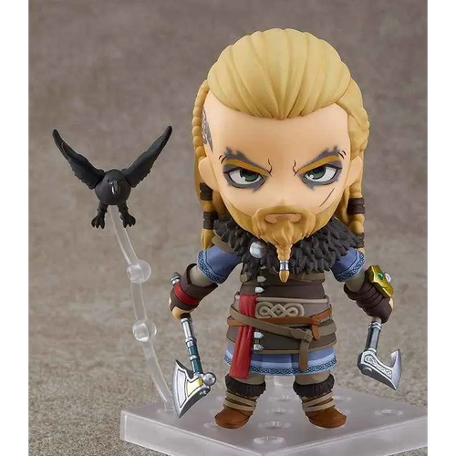 Chibi Nendoroid av Eivor från Assassins Creed Valhalla med vikingutseende