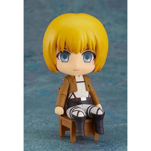 Chibi Nendoroid Swacchao! av Attack on Titan Armin Arlert, blond med blå ögon