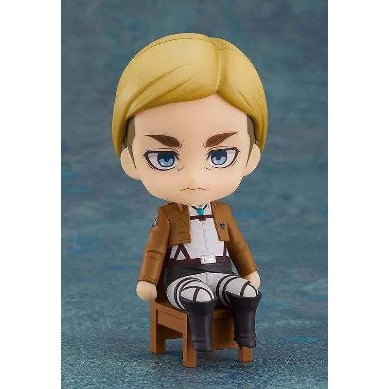 Chibi Armin Arlert figurine från Attack on Titan i Erwin Smith Nendoroid Swacchao!