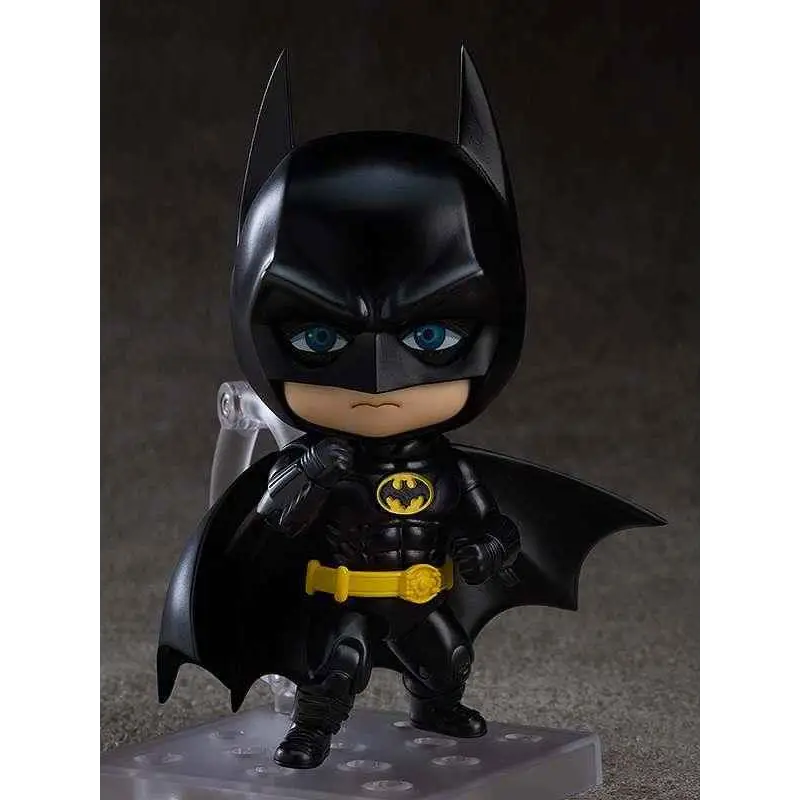 Svart Batman-nendoroid-figur från 1989, chibi-stil med glansig finish