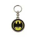 Batman Logo Rund Metallnyckelring - Robotto