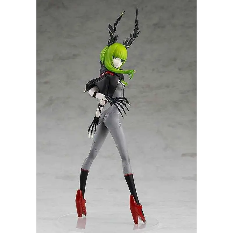 Grön hårupp animefigur Dead Master från Black Rock Shooter: Dawn Fall i POP UP PARADE