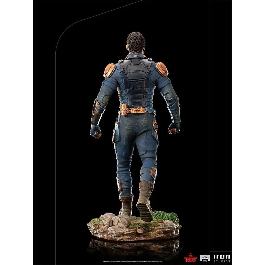Iron Studios Black Adam 1/4 statyett i Suicide Squad, blå guld rustning