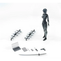 Sleek Body Chan Världsturné figur i translucent grå med tillbehör