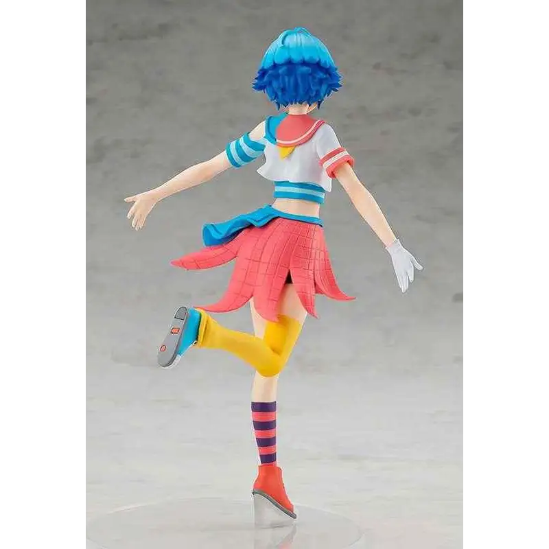 Vibrerande blåhårig Bubble Uta-animefigur i dynamisk pose från POP UP PARADE