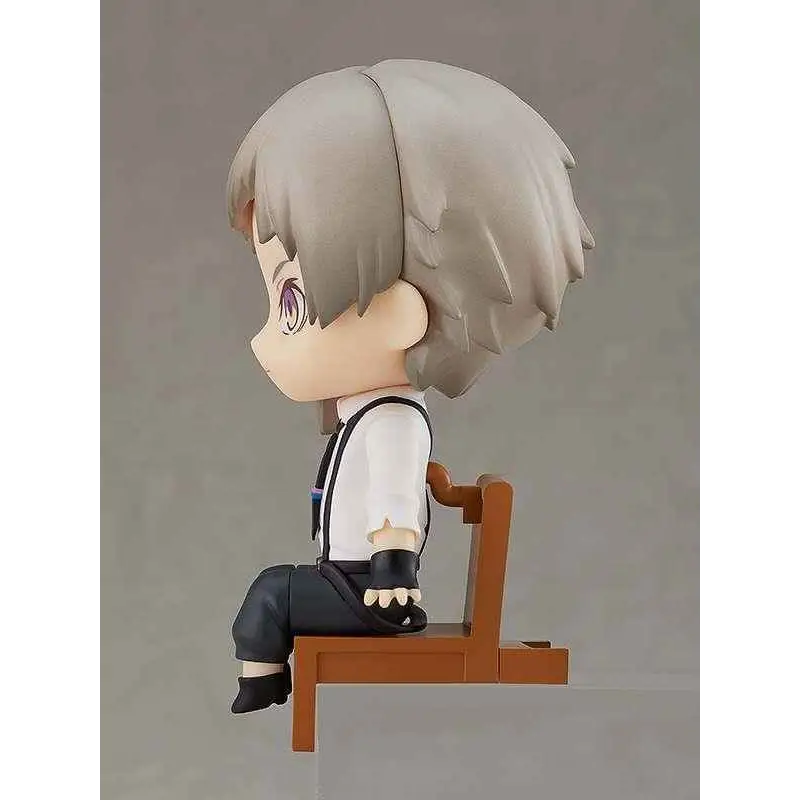 Chibi Bungo Stray Dogs Atsushi Nendoroid Swacchao-figur på trästol