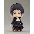 Chibi svartvit Nendoroid-figur av Ryunosuke Akutagawa från Bungo Stray Dogs