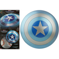 Blå och silver Captain America-sköld från Marvel Legends, Stealth Replica 1:1