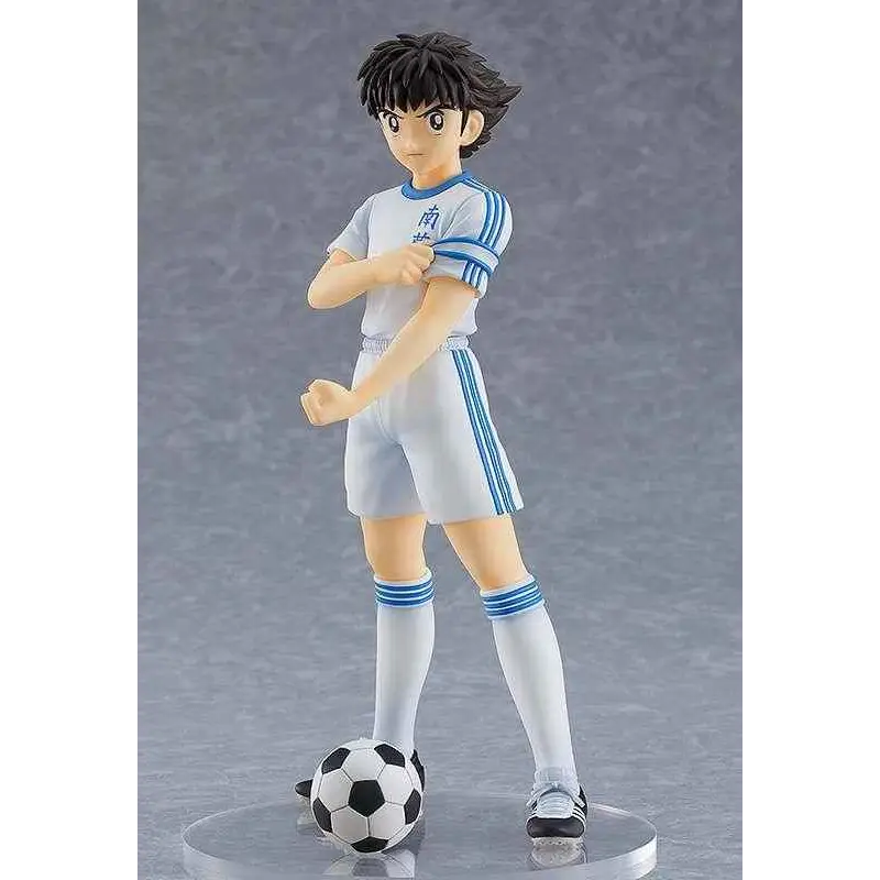Captain Tsubasa Ozora POP UP PARADE figur av ung fotbollsspelare i vit-blå uniform