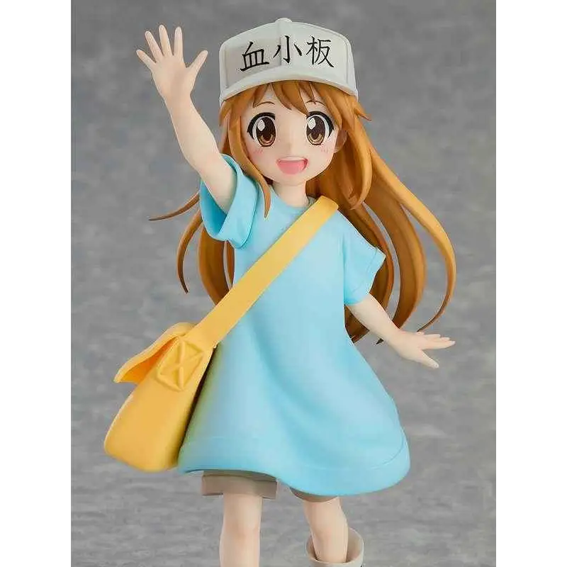 Cells at Work! Platelet POP UP PARADE figurine med glad anime-tjej i blå klänning