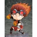 Orange flame-haired Chandra Nalaar i steampunk-goggles och rustning med eldiga händer, Nendoroid Magic: The Gathering