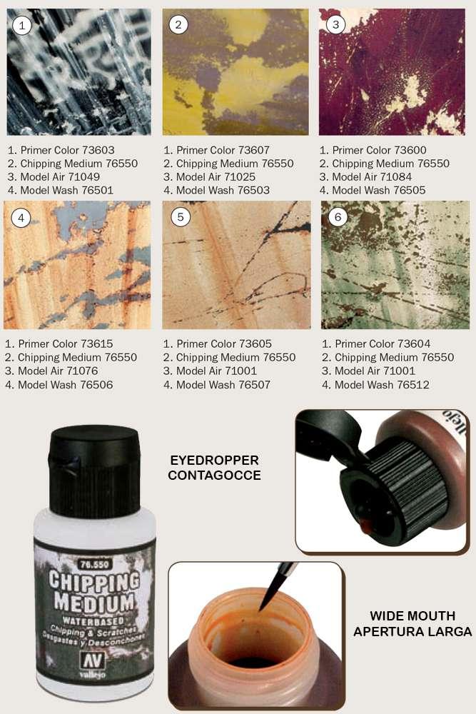 Chipping Medium 76550 - 35ml för Modellmålning vallejo