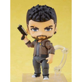 Cyberpunk 2077 Nendoroid V-actionfigur med svart pistol i läderjacka