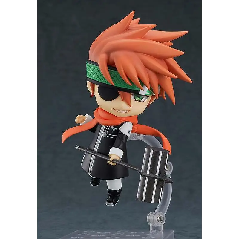 D.Gray-man Lavi Nendoroid: orange spiky-hårig figur med grön pannband