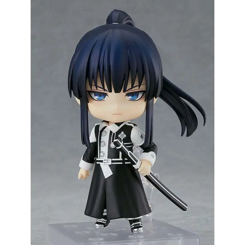 D.Gray-man Yu Kanda Nendoroid-figur med svart hår, blå ögon och svärd