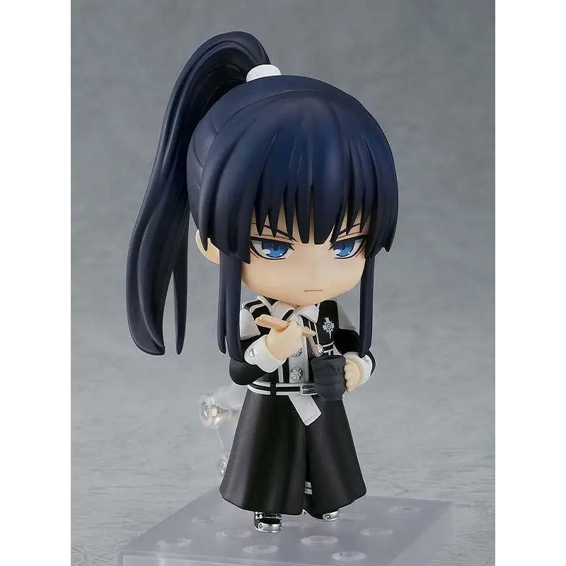 D.Gray-man Yu Kanda Nendoroid-figur med svart hår, blå ögon och svartvit uniform