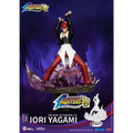 D-Stage King of Fighters 98 Iori Yagami-statyett med rött hår och svartvit outfit