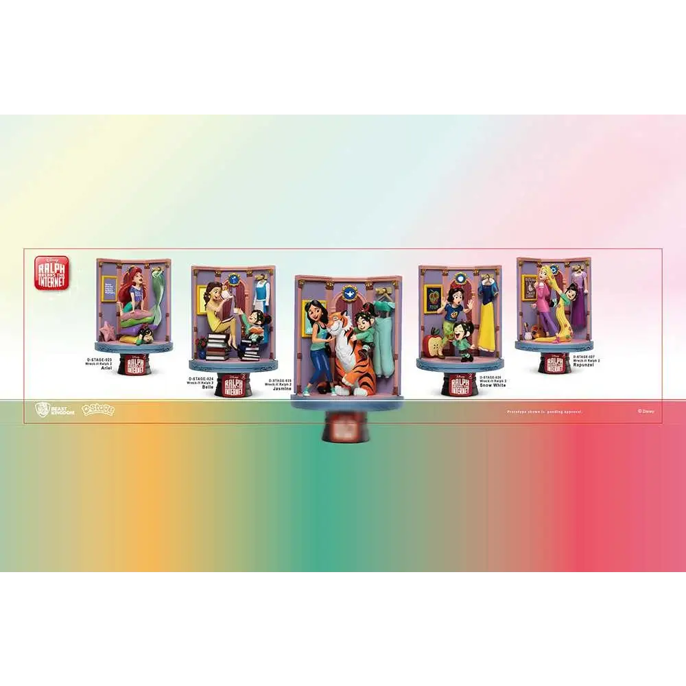 D-Stage Wreck-It Ralph 2 Snövit-figurset med Disney- och Pixar-scener