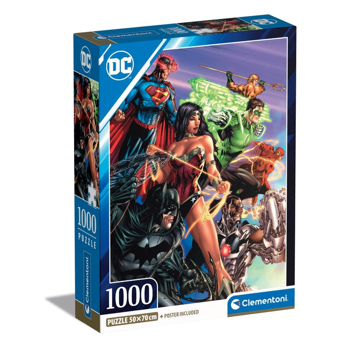 DC Comics: Justice League - 1000 bitars Jigsaw Puzzle clementoni