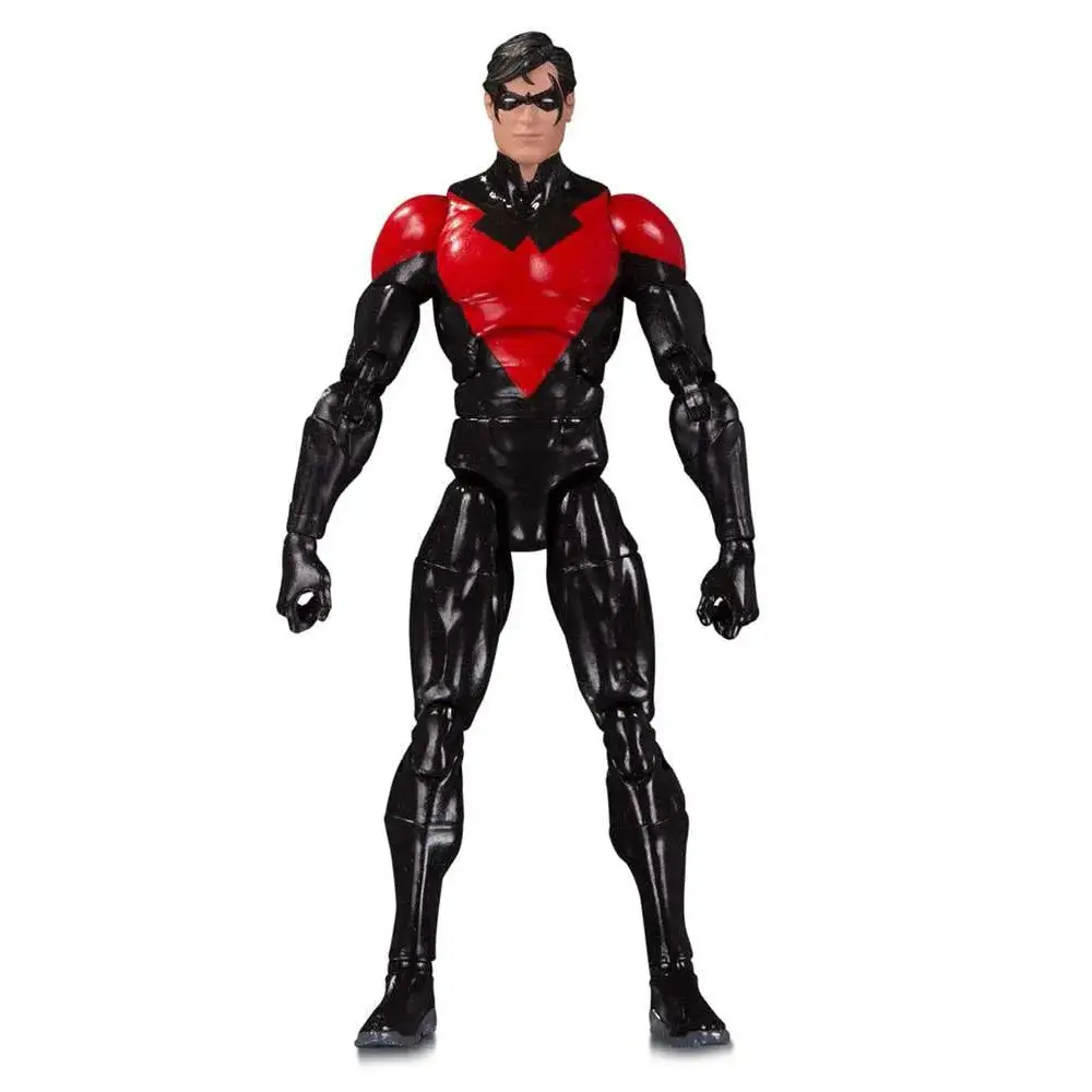 Svart och röd Nightwing actionfigur med glansig finish från DC Essentials New 52