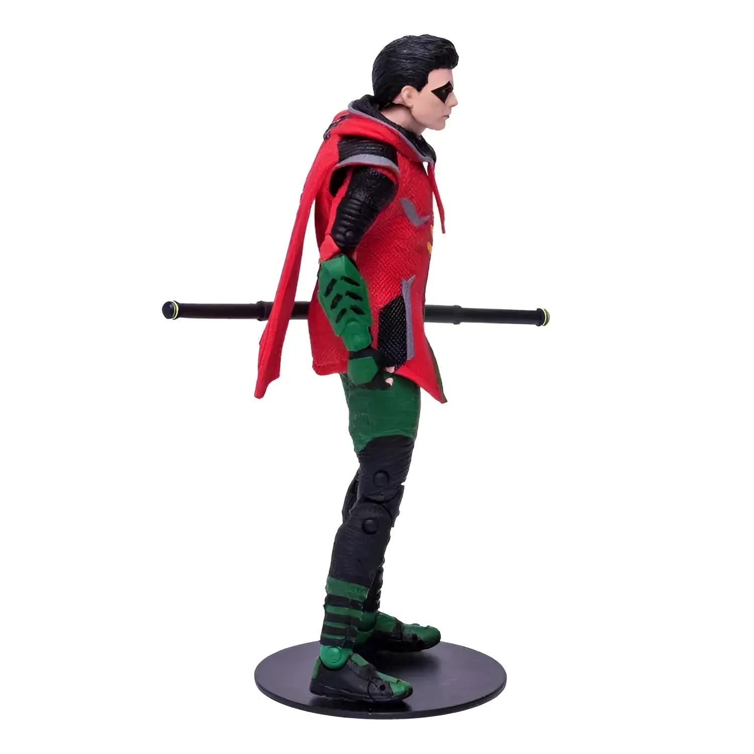 DC Gaming Gotham Knights Robin actionfigur i rött och grönt