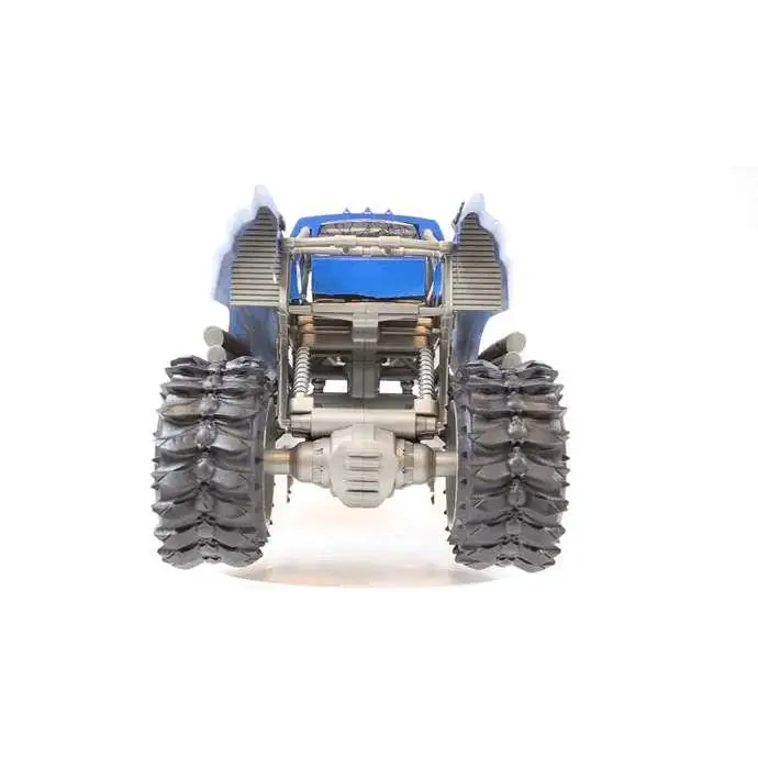 Blå och grå fjärrstyrd monstertruck DC Multiverse Batmobeast Fordon med stora däck