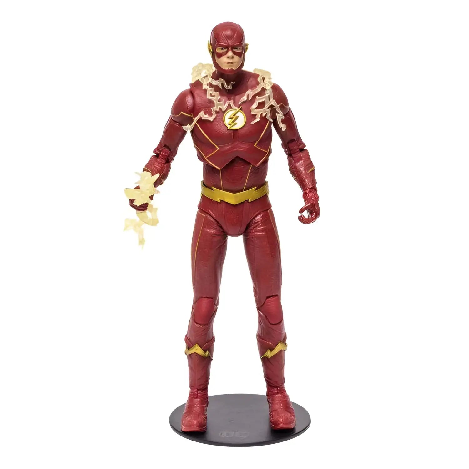 Röd och gul DC Comics The Flash-figur med blixtdetaljer, säsong 7