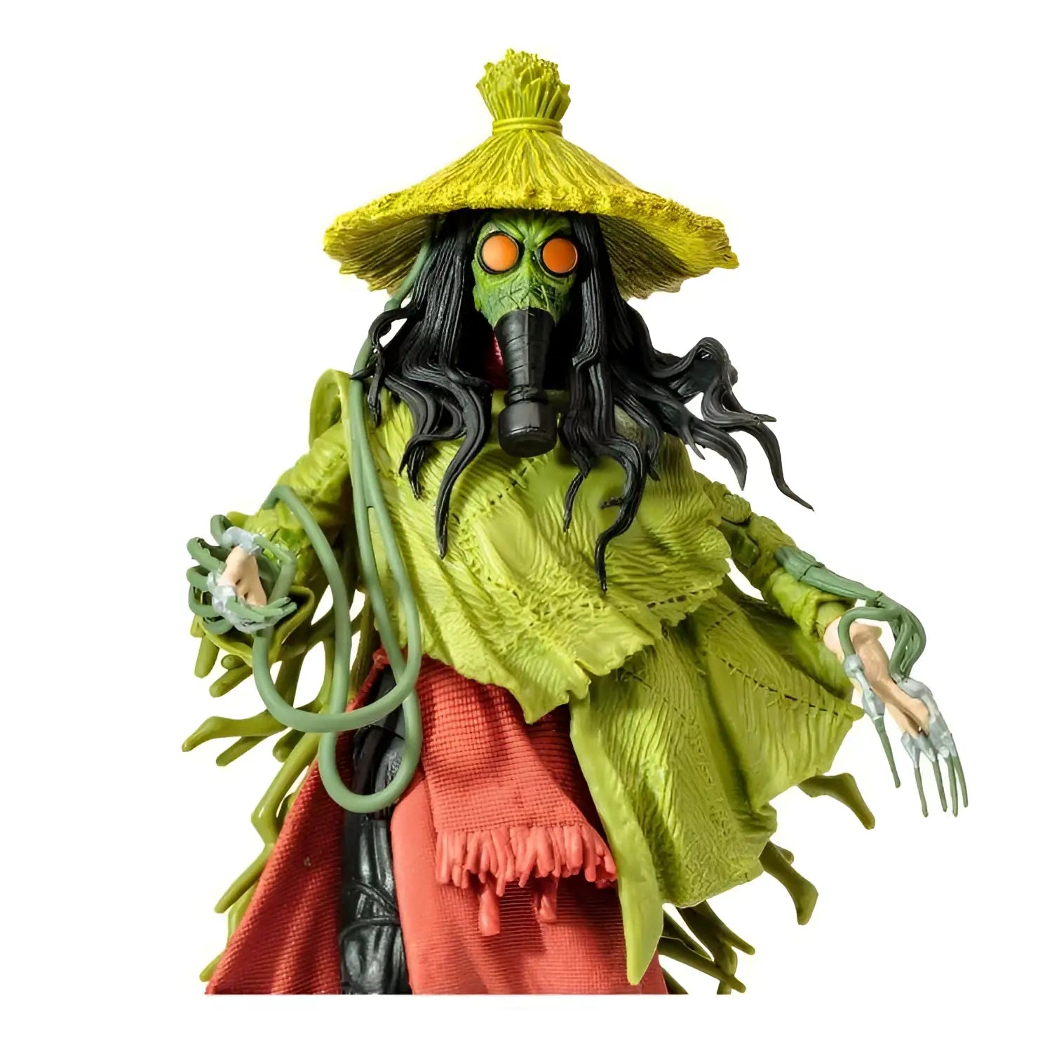 DC Multiverse Scarecrow Infinite AF actionfigur med grön hud och gul halmhatt