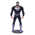Svart Superman-actionfigur från DC Multiverse med silver S-emblem