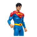 Blå och röd Superman John Kent actionfigur med gul bälte, detaljerad skulptur och målad finish