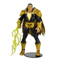 DC Page Punch Black Adam 7-tums actionfigur i svart och guld med gul blixtemblem