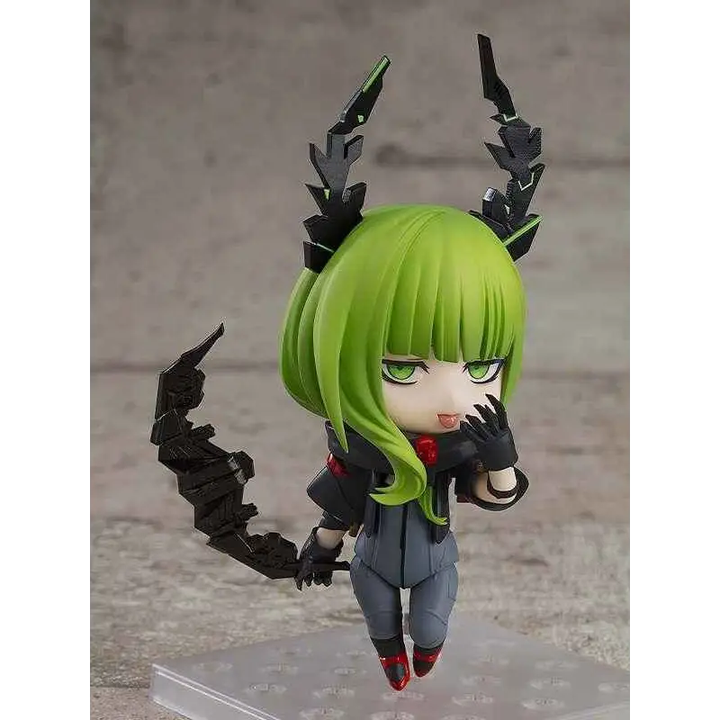 Chibi Dead Master Nendoroid från Black Rock Shooter med gröna hår och horn