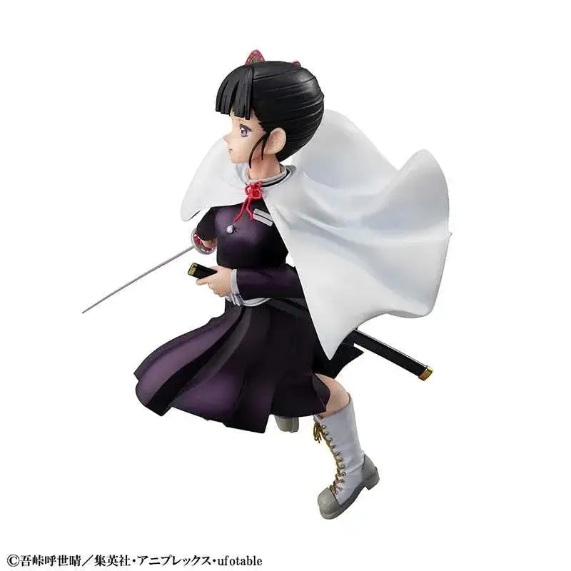 Demon Slayer GALS Tsuyuri Kanawo statyett med flicka i lila uniform och svärd
