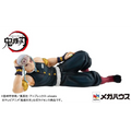 Demon Slayer Uzui Tengen figur i palmstorlek med silverhår och glasögon