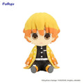 Chibi-figur av Tanjiro Kamado från Demon Slayer i Zenitsu Potetto, med gul-orange hår och svart uniform
