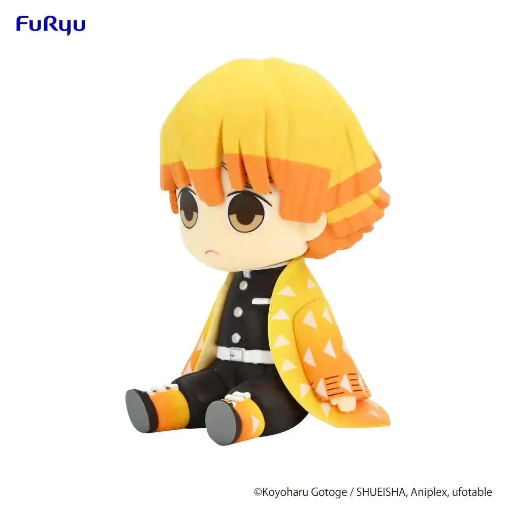 Chibi-figur av Zenitsu från Demon Slayer, söt potetto-design