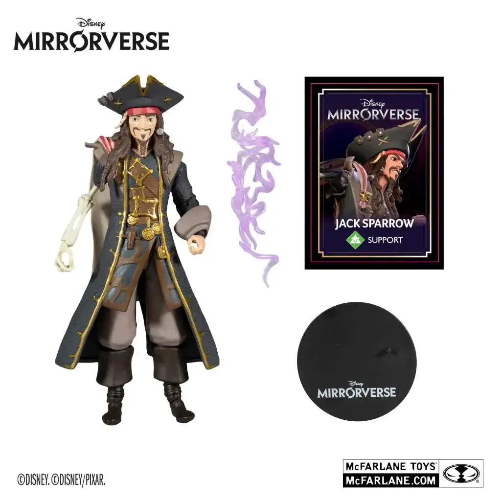 Disney Mirrorverse Jack Sparrow actionfigur i svart och guld