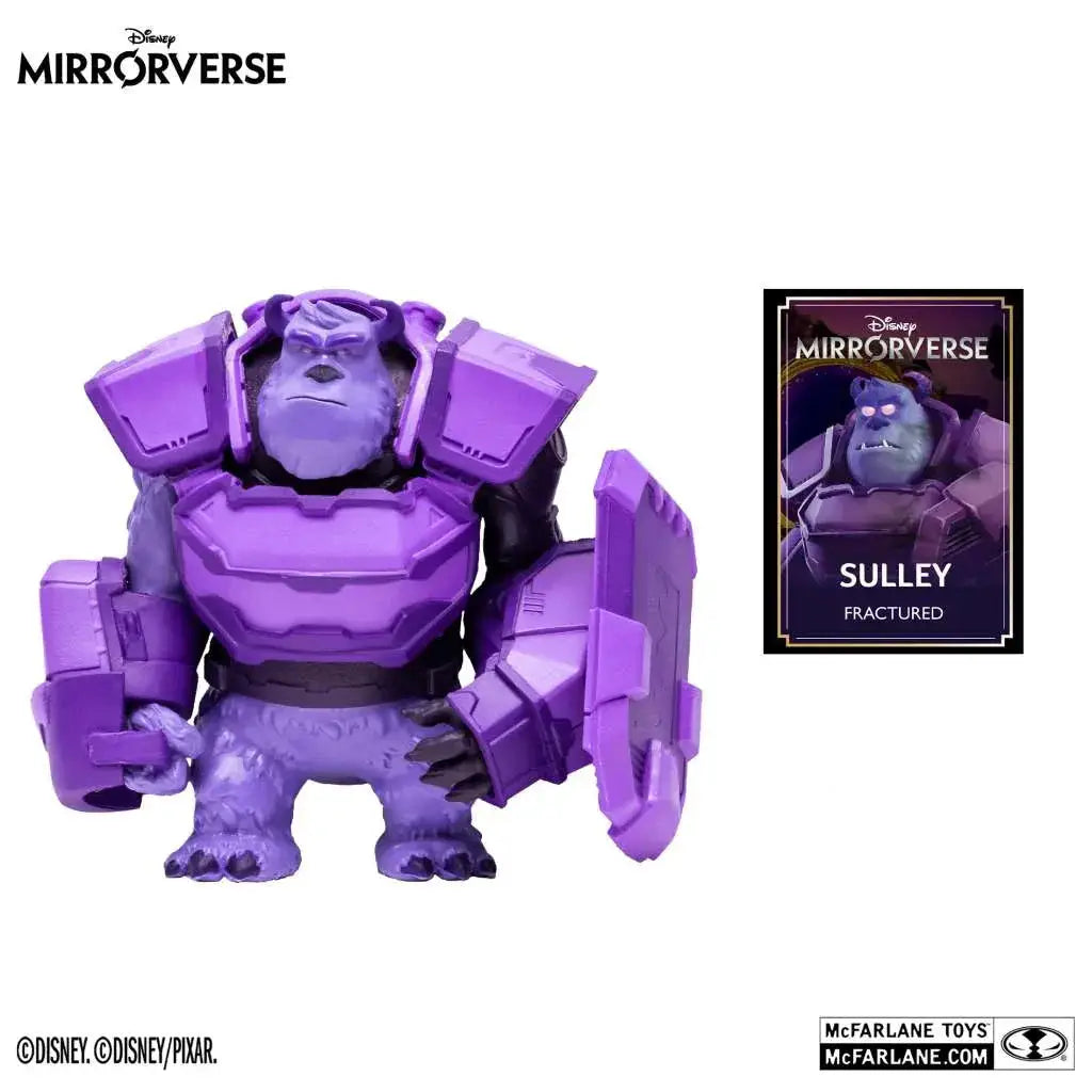 Lila pansrade Sulley-actionfigur från Disneys Mirrorverse-samling