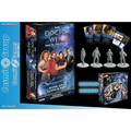 Doctor Who Time of the Daleks: Friends Expansion 1-box med River, Amy, Clara och Rory i blå-silver design